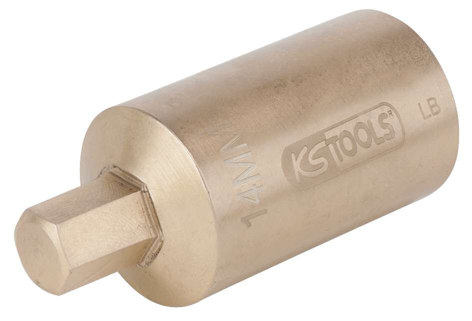 KS Tools BRONZEplus Bit-Stecknuss Innensechskant 3/4 Zoll Schlüsselweite 17 mm