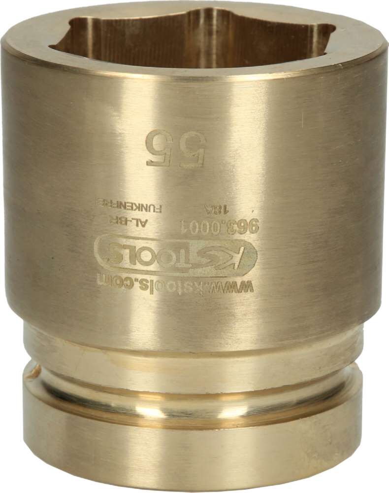 Produktbild KS Tools 1.1/2 Zoll BRONZEplus Steckschlüsseleinsatz 6-kant Schlüsselweite 70 mm bild 3