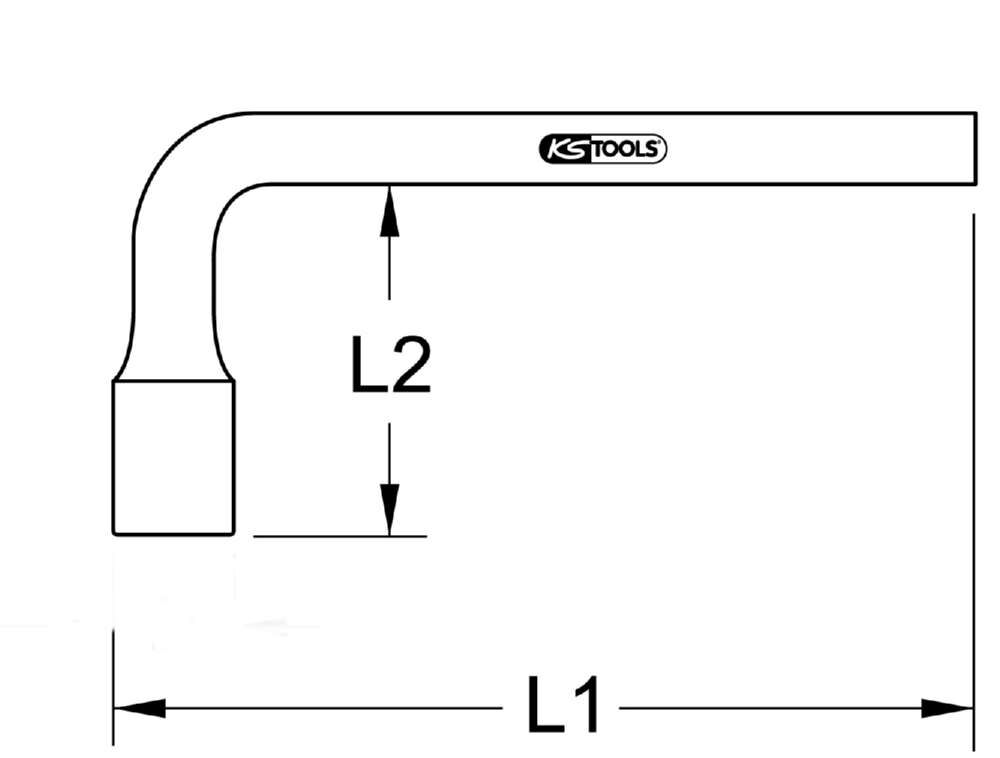 KS Tools BRONZEplus Winkelschraubendreher 10 mm für Vierkantschrauben Produktbild KS Tools BRONZEplus Winkelschraubendreher 10 mm für Vierkantschrauben