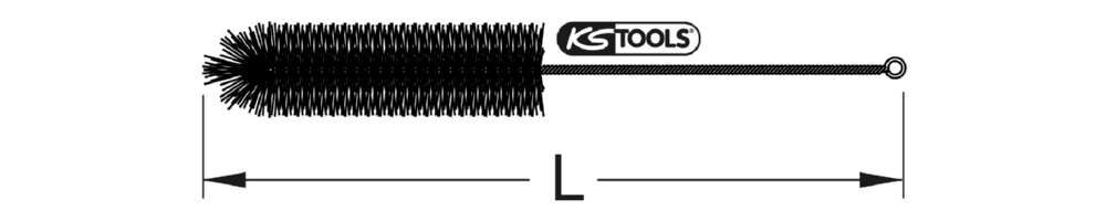 KS Tools BRONZEplus Zylinderbürste Draht gewellt 300 mm Produktbild KS Tools BRONZEplus Zylinderbürste Draht gewellt 300 mm bild 2