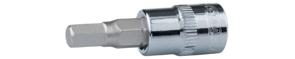 KS Tools 1/4 Zoll CHROME Bit-Stecknuss Innensechskant Schlüsselweite 5 mm Produktbild KS Tools 1/4 Zoll CHROME Bit-Stecknuss Innensechskant Schlüsselweite 5 mm
