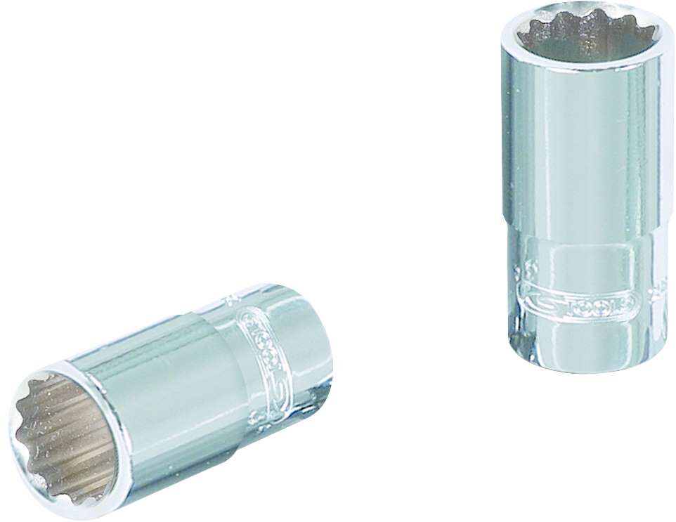 Produktbild KS Tools 1/4 Zoll CHROMEplus 12-kant-Stecknuss 13/32 Zoll