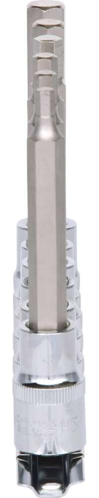 KS Tools 1/2 Zoll CHROMEplus Bit-Stecknuss-Satz Innensechskant 6 Teile 5 - 12 mm lang Produktbild KS Tools 1/2 Zoll CHROMEplus Bit-Stecknuss-Satz Innensechskant 6 Teile 5 - 12 mm lang bild 2