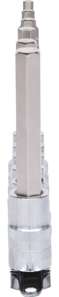 KS Tools 1/2 Zoll CHROMEplus Bit-Stecknuss-Satz Innensechskant 6 Teile 5 - 12 mm lang Produktbild KS Tools 1/2 Zoll CHROMEplus Bit-Stecknuss-Satz Innensechskant 6 Teile 5 - 12 mm lang bild 4