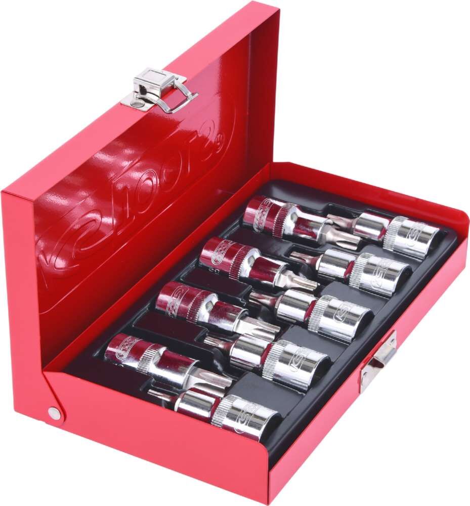 KS Tools 1/2 Zoll CHROMEplus Bit-Stecknuss-Satz Torx 9 Teile T20 - T60 Produktbild KS Tools 1/2 Zoll CHROMEplus Bit-Stecknuss-Satz Torx 9 Teile T20 - T60 bild 4