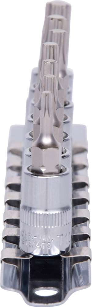 KS Tools 1/4 Zoll CHROMEplus Bit-Stecknuss-Satz Torx 7 Teile T10 - T40 Produktbild KS Tools 1/4 Zoll CHROMEplus Bit-Stecknuss-Satz Torx 7 Teile T10 - T40 bild 2