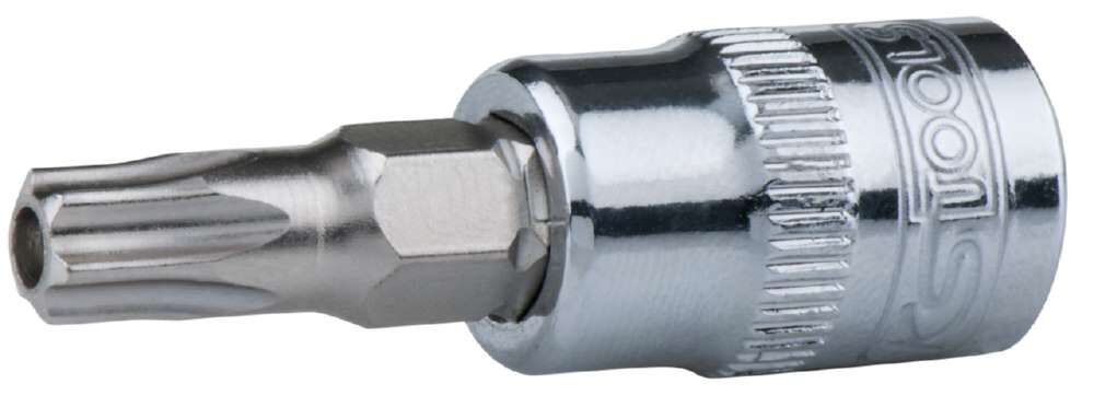 KS Tools 1/4 Zoll CHROMEplus Bit-Stecknuss Torx mit Stirnlochbohrung TB20 Produktbild KS Tools 1/4 Zoll CHROMEplus Bit-Stecknuss Torx mit Stirnlochbohrung TB20
