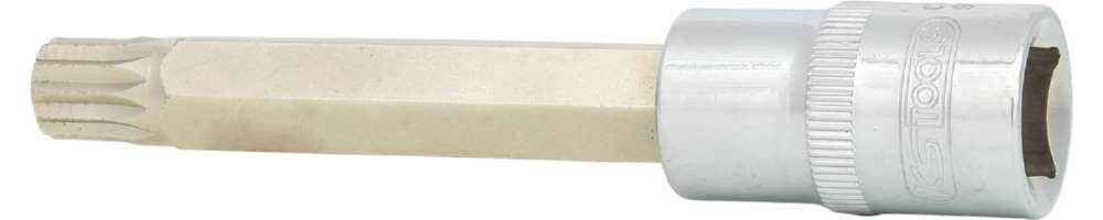 KS Tools 1/2 Zoll CHROMEplus Bit-Stecknuss XZN lang M12 Produktbild KS Tools 1/2 Zoll CHROMEplus Bit-Stecknuss XZN lang M12 bild 2