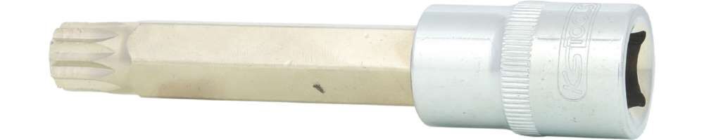 KS Tools 1/2 Zoll CHROMEplus Bit-Stecknuss XZN lang M14 Produktbild KS Tools 1/2 Zoll CHROMEplus Bit-Stecknuss XZN lang M14 bild 2