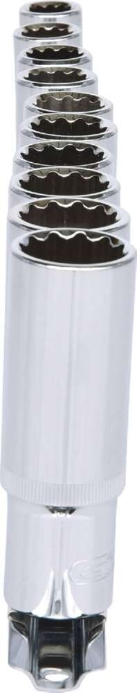 Produktbild KS Tools 1/2 Zoll CHROMEplus 12-kant-Stecknuss-Satz lang 10 Teile 10-19 mm bild 4