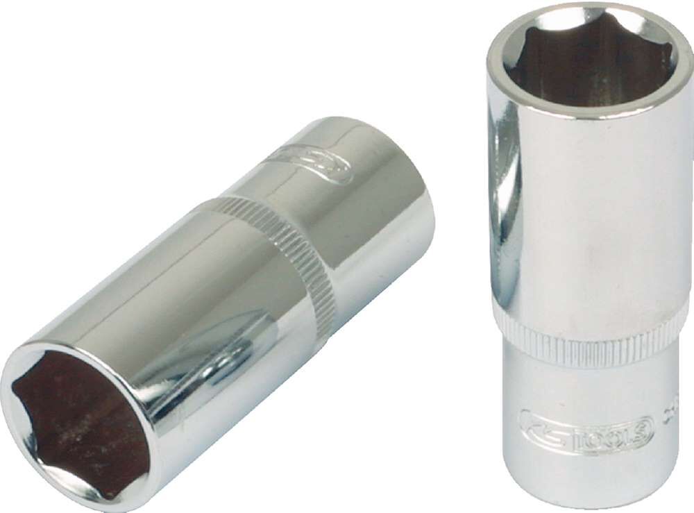 Produktbild KS Tools 1/4 Zoll CHROMEplus Sechskant-Stecknuss lang 9/16 Zoll