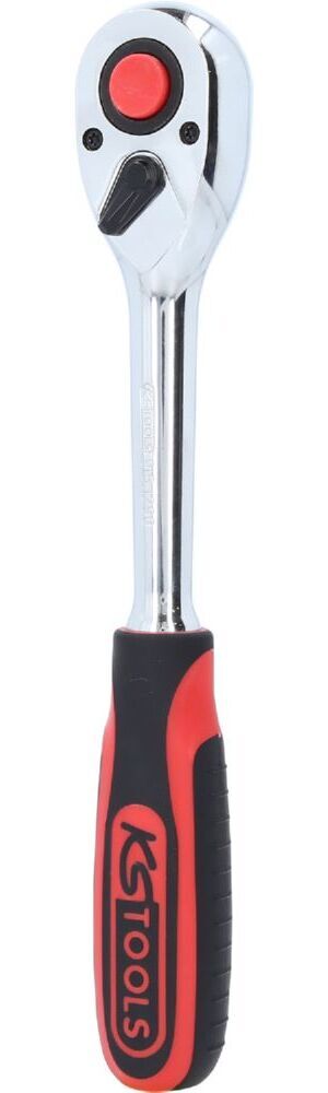Produktbild KS Tools 1/2 Zoll CHROMEplus Umschaltknarre 72 Zahn Kunststoffgriff