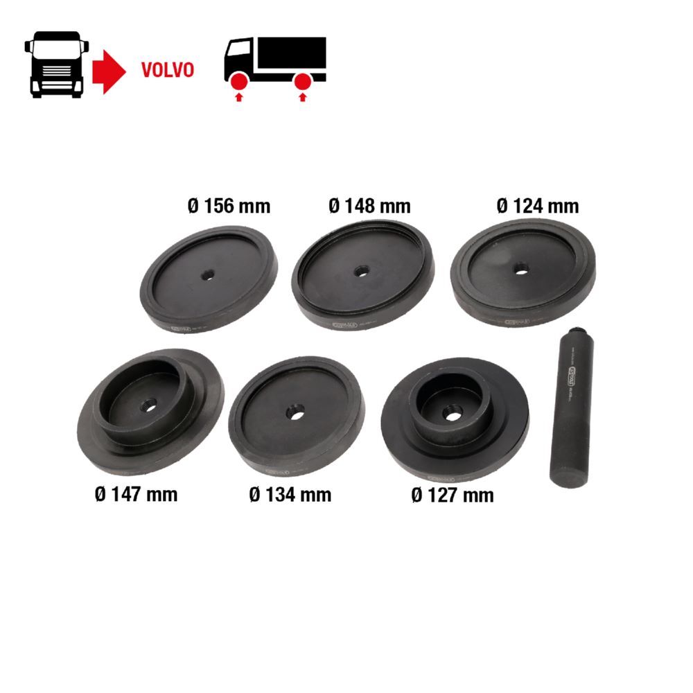 KS Tools Dichtringmontage Werkzeug Satz für Volvo 7 teilig Produktbild KS Tools Dichtringmontage Werkzeug Satz für Volvo 7 teilig bild 2
