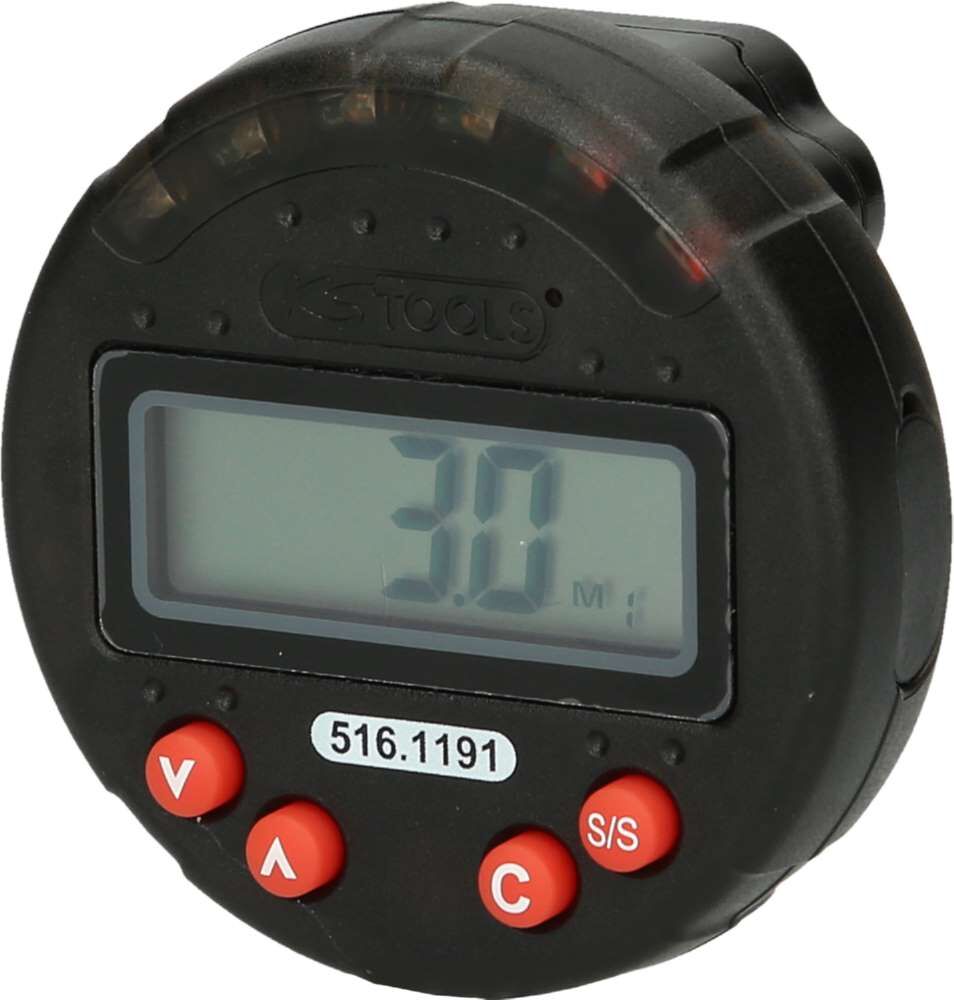 KS Tools Digitaler Drehwinkelmesser mit Magnet Durchmesser 55 mm Produktbild KS Tools Digitaler Drehwinkelmesser mit Magnet Durchmesser 55 mm