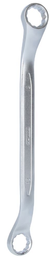 KS Tools Doppel Ringschlüssel leicht gekröpft 18x19 mm Produktbild KS Tools Doppel Ringschlüssel leicht gekröpft 18x19 mm