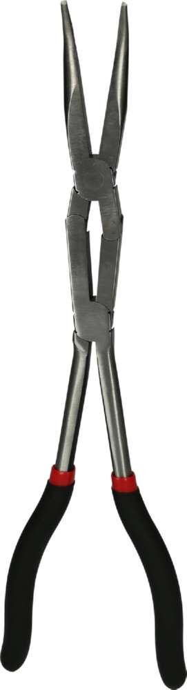 KS Tools Doppelgelenk Flachrundzange XL gebogen 45 Grad Produktbild KS Tools Doppelgelenk Flachrundzange XL gebogen 45 Grad
