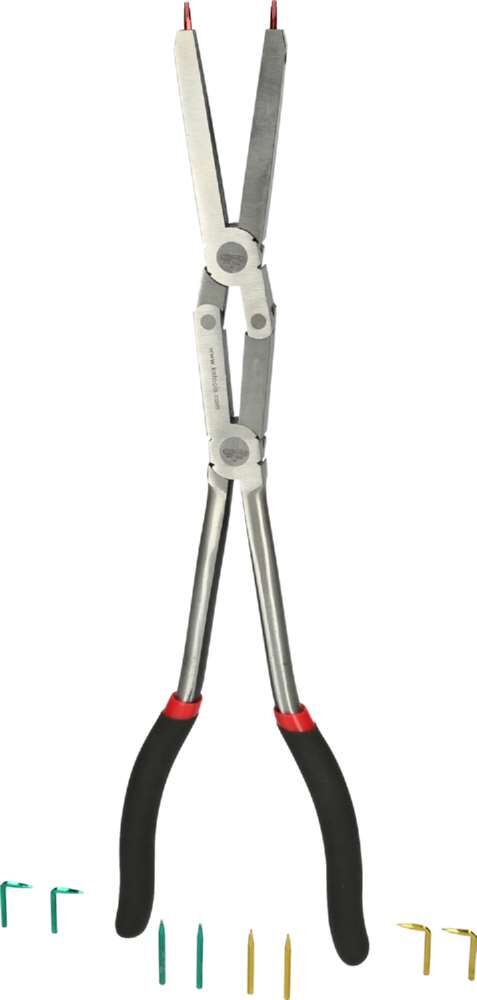 KS Tools Doppelgelenk Sicherungszange für Innensicherungsringe mit auswechselbaren Spitze KS Tools Doppelgelenk Sicherungszange für Innensicherungsringe mit auswechselbaren Spitze