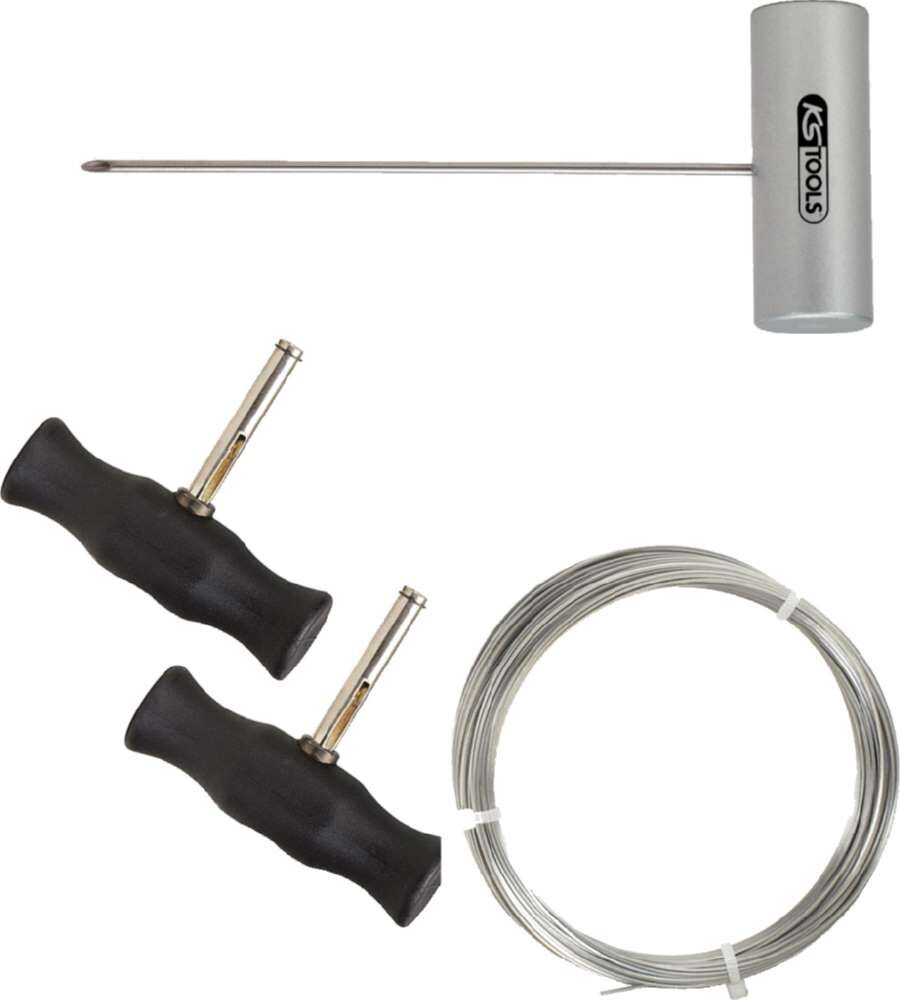 KS Tools Drahtschneide Satz mit 4-kant Schneiddraht 4 Teile Produktbild KS Tools Drahtschneide Satz mit 4-kant Schneiddraht 4 Teile