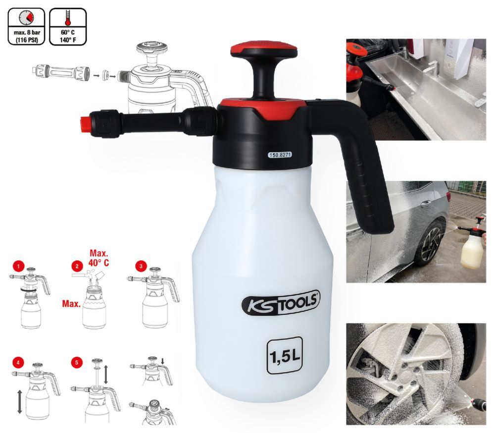 Produktbild Druck-Pump-Schaum-Sprüher (Schäumer), 1,5 l bild 2