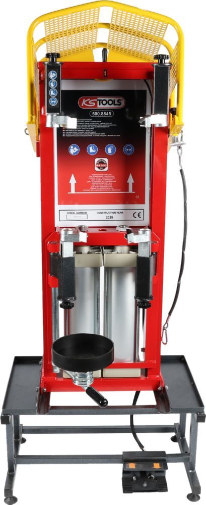 Produktbild KS Tools Druckluft Stand Federspanner mit Doppelzylinder und Untergestell
