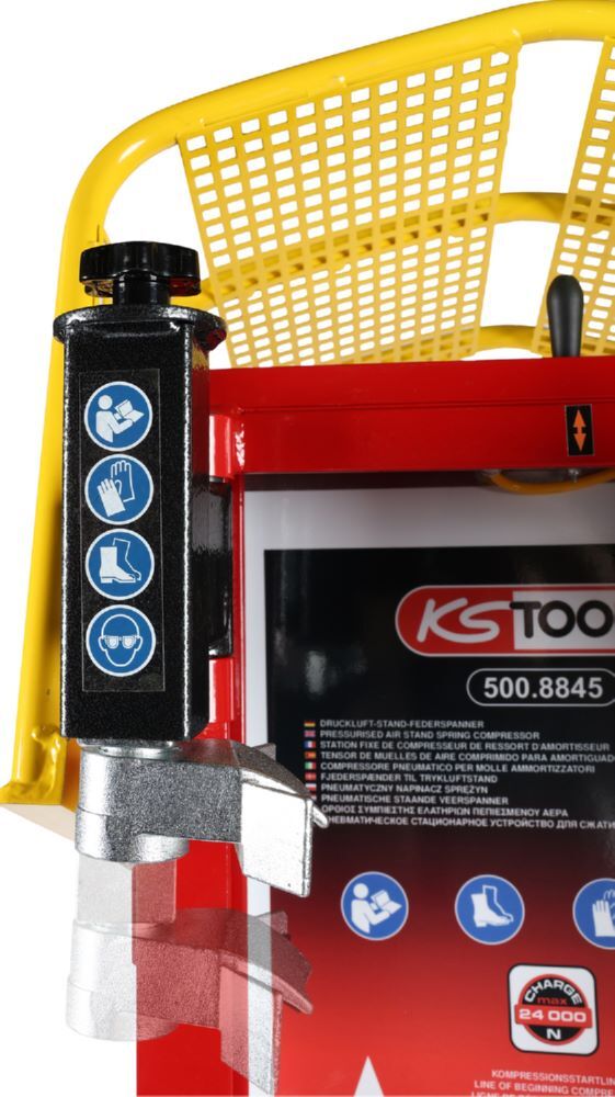 Produktbild Druckluft-Stand-Federspanner mit Doppel-Zylinder und Untergestell bild 7