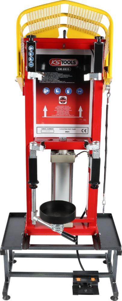 Produktbild KS Tools Druckluft Stand Federspanner mit Einzelzylinder und Untergestell