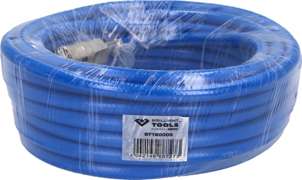 Brilliant Tools Druckluftschlauch 6 mm mit Schnellkupplungen 10 Meter lang Produktbild Brilliant Tools Druckluftschlauch 6 mm mit Schnellkupplungen 10 Meter lang bild 5