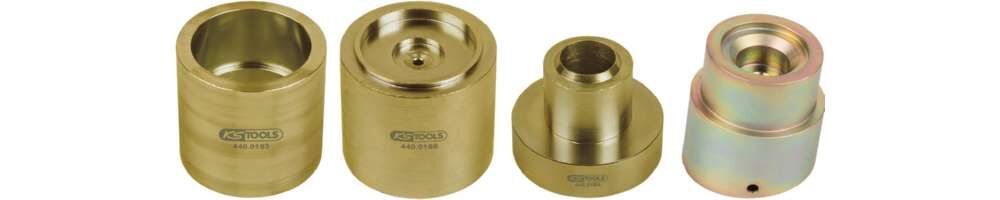 KS Tools Druckstück Satz für Renault und Nissan und Opel 4 Teile Produktbild KS Tools Druckstück Satz für Renault und Nissan und Opel 4 Teile