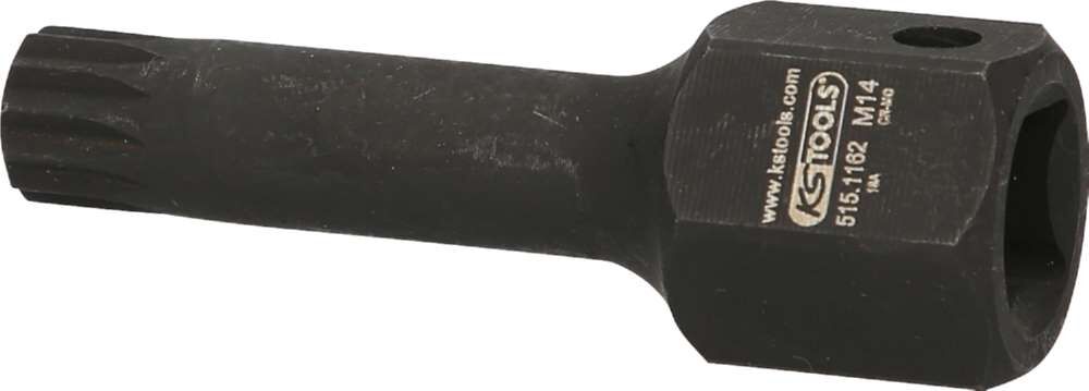 KS Tools 1/2 Zoll DUODRIVE Spezial Kraft Bit Stecknuss XZN M14,78 mm lang Produktbild KS Tools 1/2 Zoll DUODRIVE Spezial Kraft Bit Stecknuss XZN M14,78 mm lang