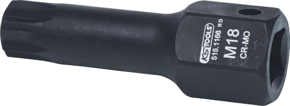 KS Tools 1/2 Zoll DUODRIVE Spezial Kraft Bit Stecknuss XZN M18,78 mm lang Produktbild KS Tools 1/2 Zoll DUODRIVE Spezial Kraft Bit Stecknuss XZN M18,78 mm lang