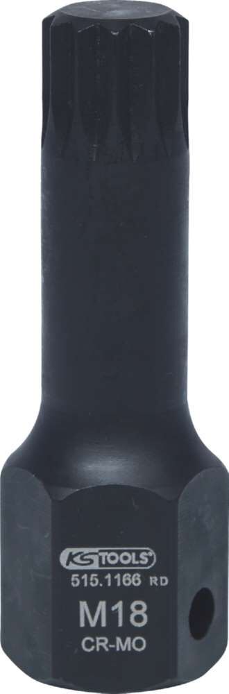 KS Tools 1/2 Zoll DUODRIVE Spezial Kraft Bit Stecknuss XZN M18,78 mm lang Produktbild KS Tools 1/2 Zoll DUODRIVE Spezial Kraft Bit Stecknuss XZN M18,78 mm lang bild 5