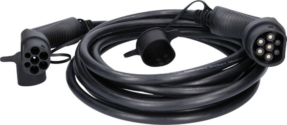Produktbild KS Tools Ladekabel efuturo Typ 2 auf Typ 2 Stecker bis 22 kW Elektrofahrzeuge