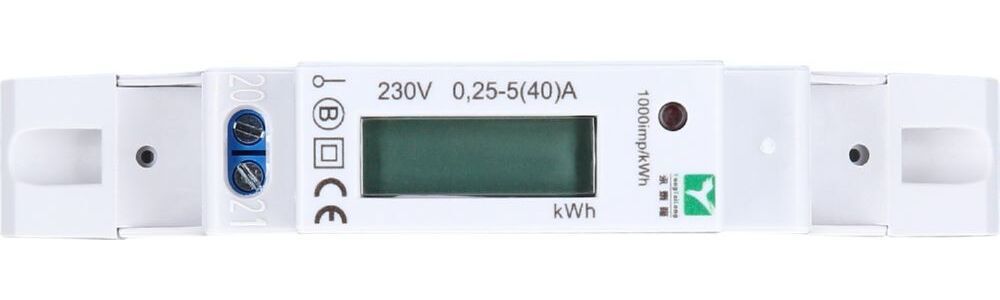 Produktbild KS Tools Stromzähler für Hutschiene efuturo MID geeicht 1 Phase 3,7 oder 7,4 kW