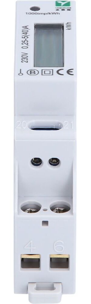 Produktbild efuturo Stromzähler für Hutschiene, MID-geeicht, 1 Phase, 3,7 oder 7,4 kW bild 3