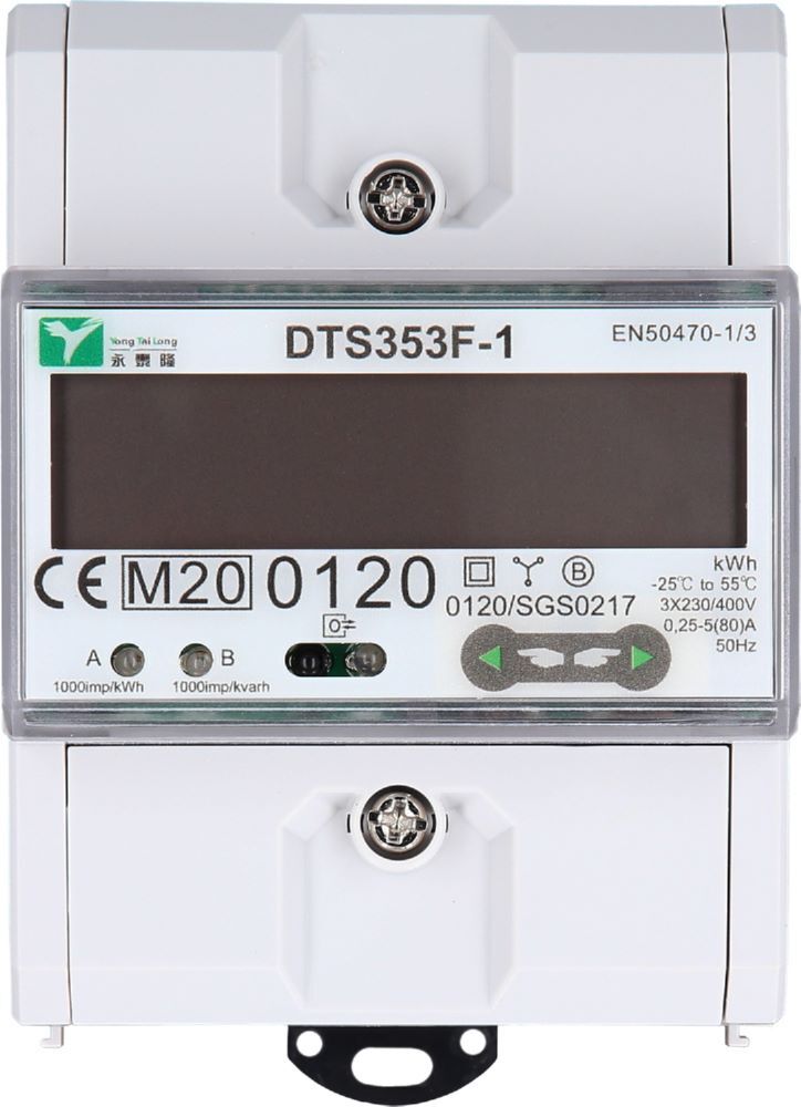 Produktbild KS Tools Stromzähler efuturo für Hutschiene MID geeicht 3 Phasen 11 kW 22 kW