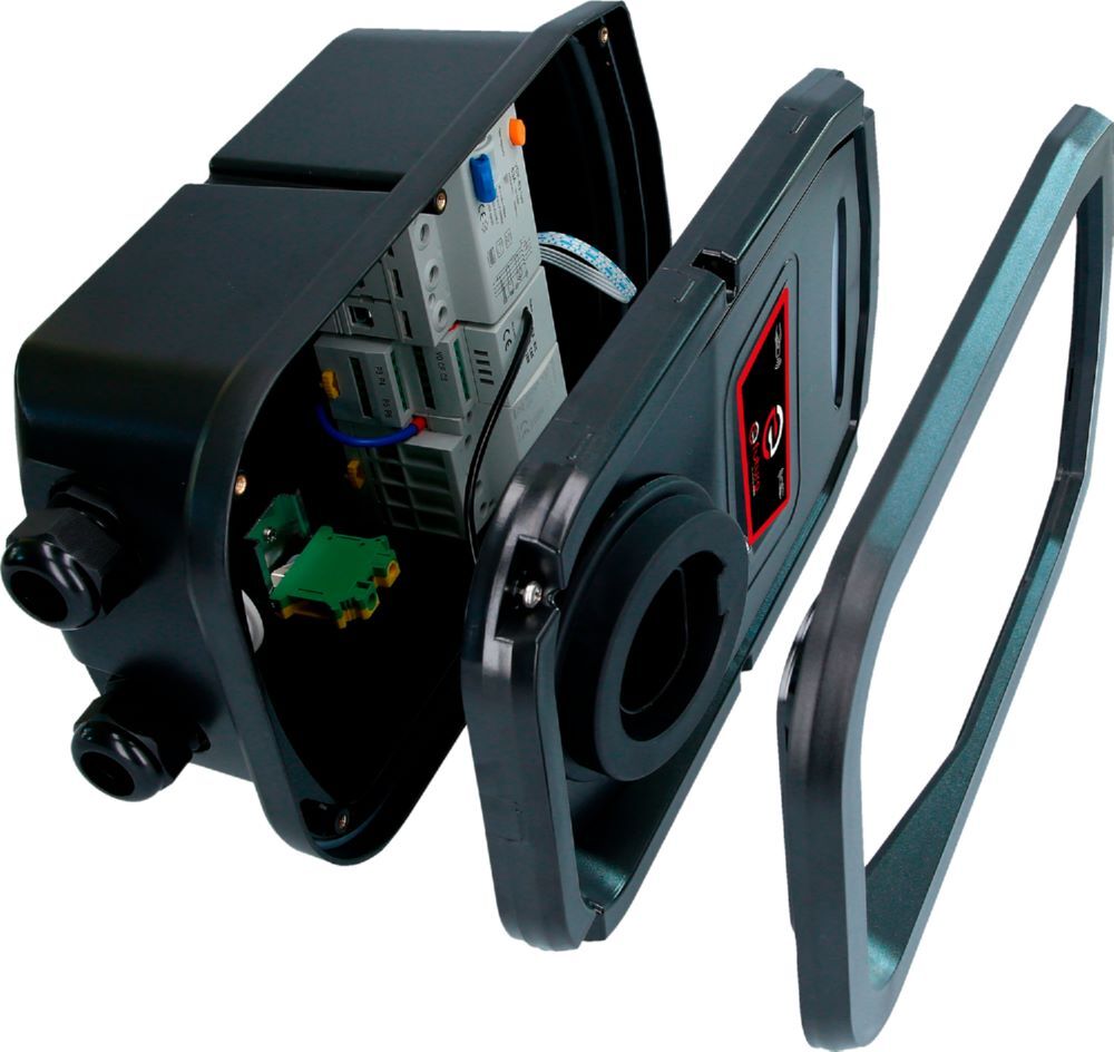 Produktbild efuturo Wallbox mit Typ 2 Ladekabel, 3 Phasen, bis zu 11 kW, 16 A, 400 V, Mode 3 bild 2