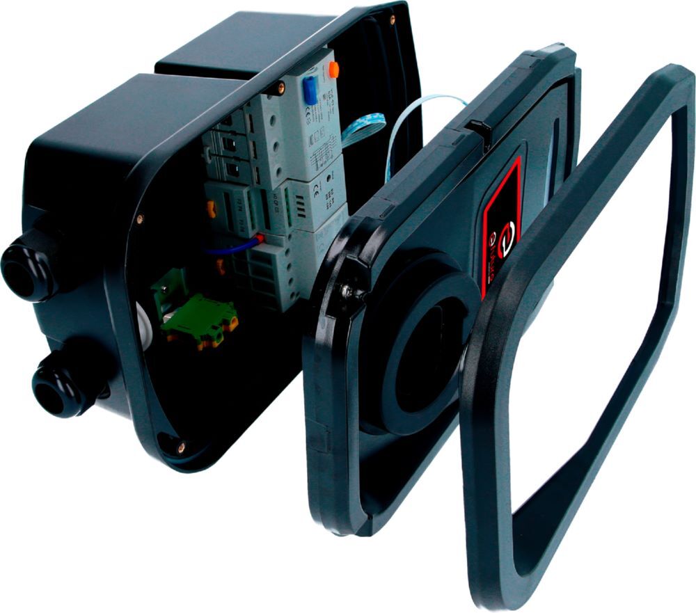Produktbild efuturo Wallbox mit Typ 2 Ladekabel, 3 Phasen, bis zu 11 kW, 16 A, 400 V, Mode 3 bild 2