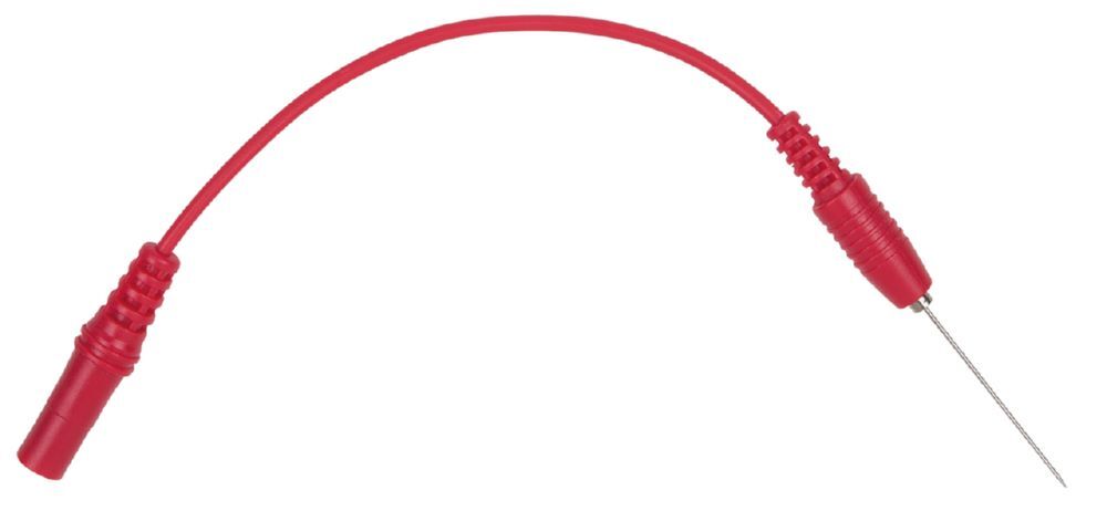 KS Tools 4 mm Eingangsbuchse auf nadelförmige Prüfspitze rot Produktbild KS Tools 4 mm Eingangsbuchse auf nadelförmige Prüfspitze rot