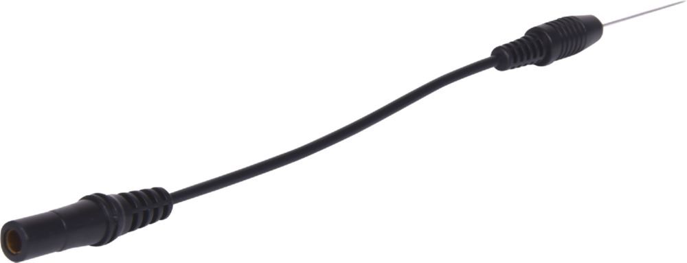 KS Tools 4 mm Eingangsbuchse auf nadelförmige Prüfspitze schwarz KS Tools 4 mm Eingangsbuchse auf nadelförmige Prüfspitze schwarz