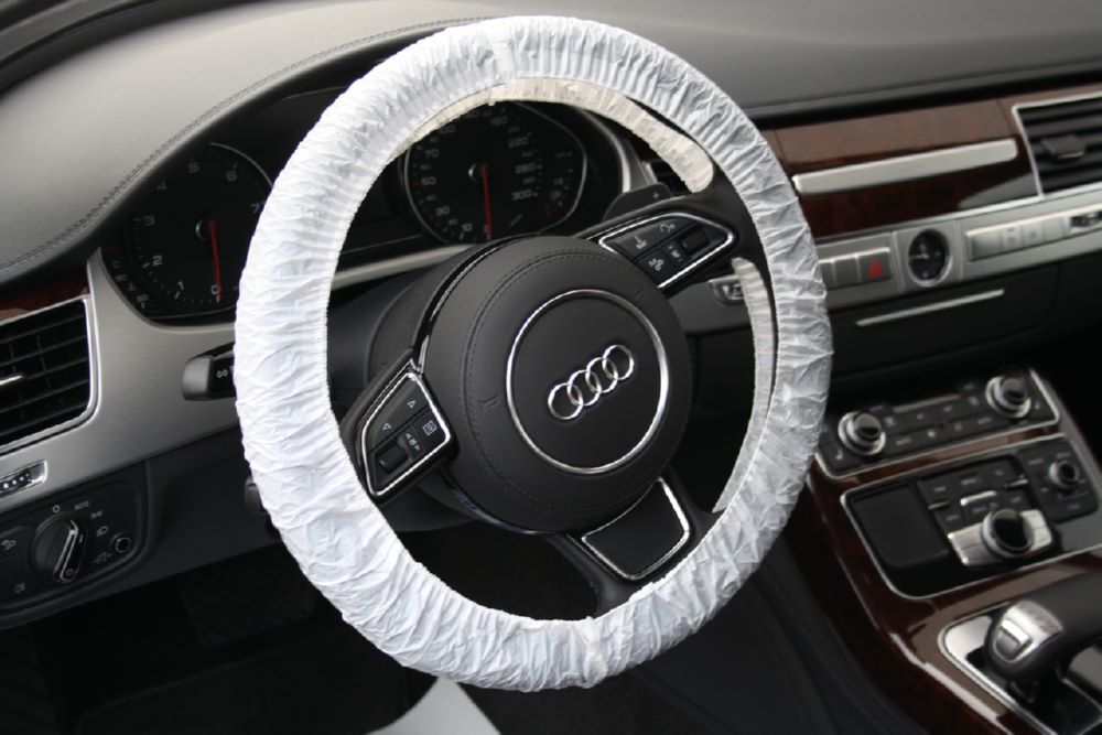 KS Tools Einweg Lenkradschoner weiß 250 Stück Produktbild KS Tools Einweg Lenkradschoner weiß 250 Stück