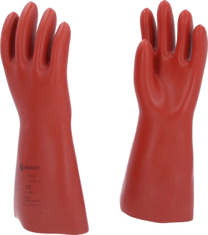 Produktbild Elektriker-Schutzhandschuh mit mechanischem Schutz, Größe 10, Klasse 0, rot bild 3
