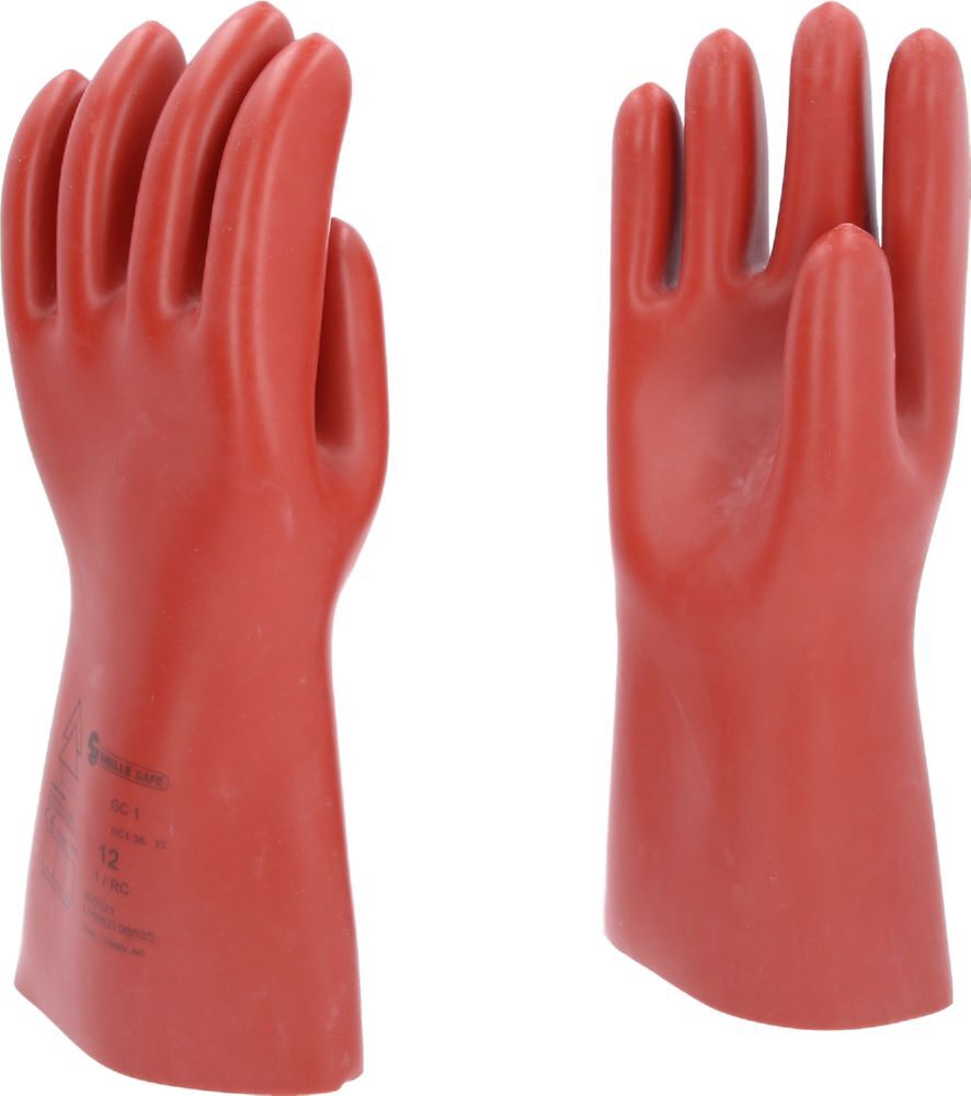 Produktbild Elektriker-Schutzhandschuh mit mechanischem Schutz, Größe 12, Klasse 1, rot bild 2