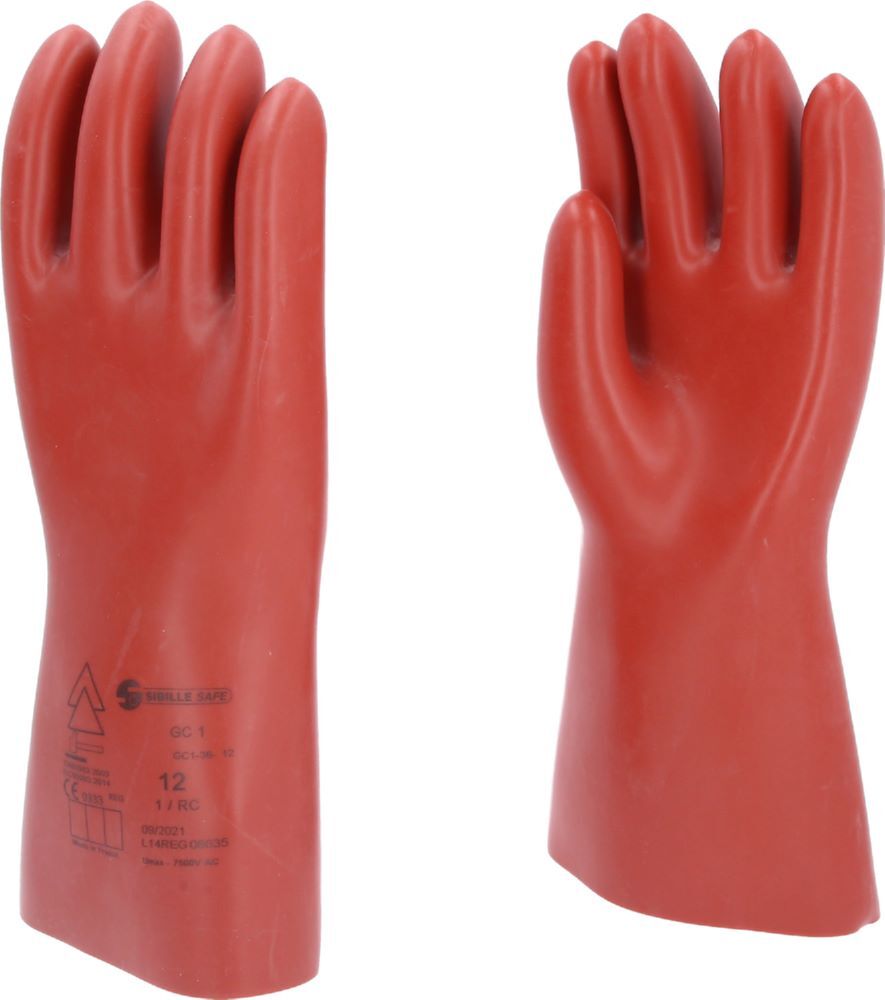 Produktbild Elektriker-Schutzhandschuh mit mechanischem Schutz, Größe 12, Klasse 1, rot bild 3