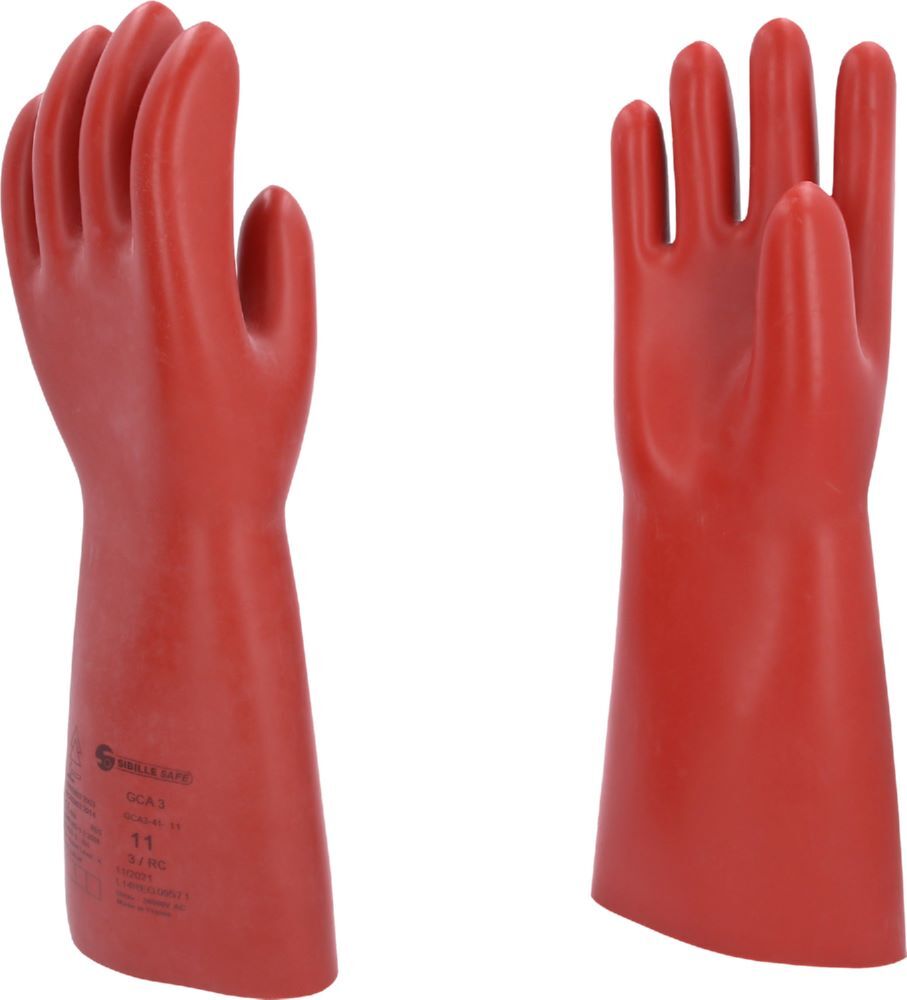 Produktbild KS Tools Elektriker Schutzhandschuh thermischer Schutz Größe 11 Klasse 3 rot