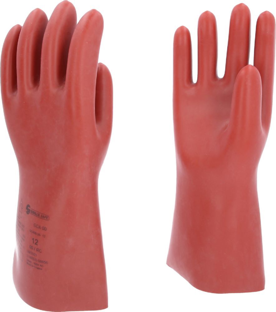 Produktbild KS Tools Elektriker Schutzhandschuh thermischer Schutz Größe 12 Klasse 00 rot