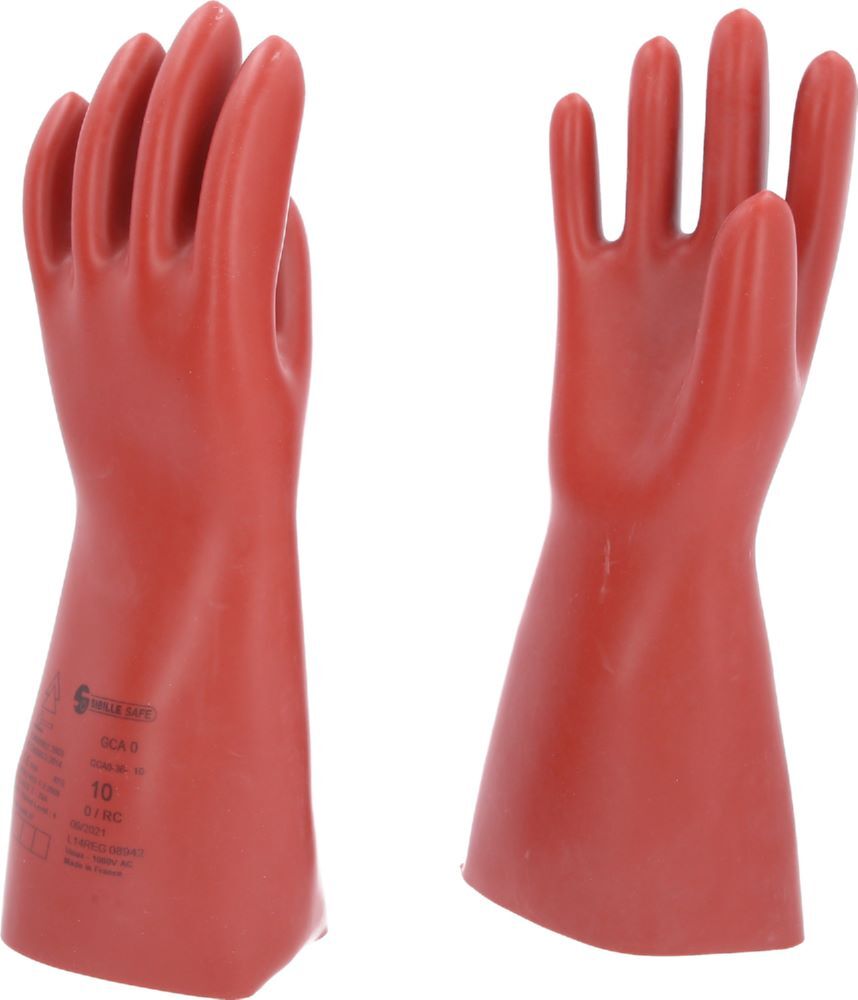 Produktbild KS Tools Elektriker Schutzhandschuh thermischer Schutz Größe 10 Klasse 0 rot