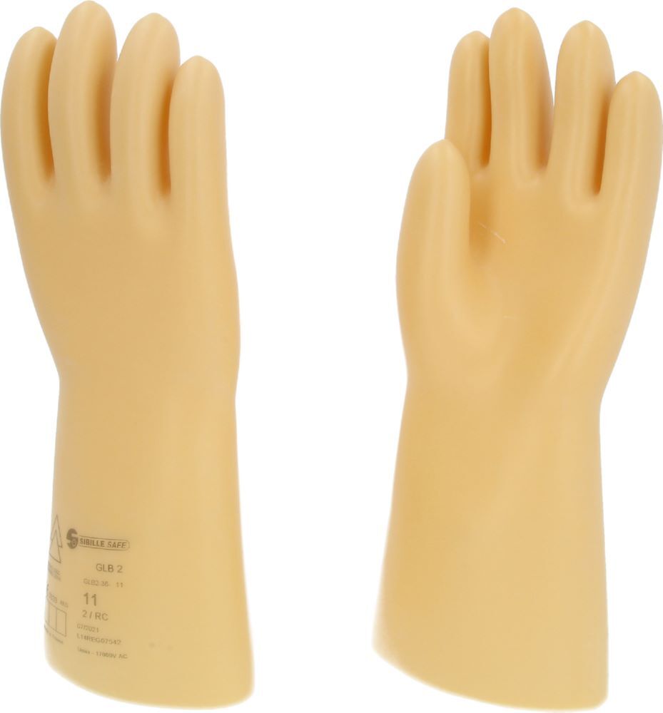 Produktbild Elektriker-Schutzhandschuh mit Schutzisolierung, Größe 11, Klasse 2, weiß bild 3