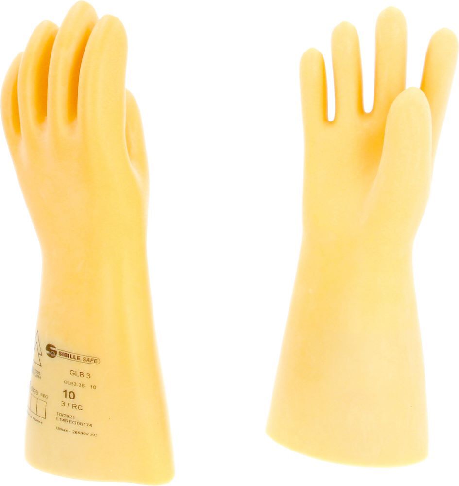 Produktbild Elektriker-Schutzhandschuh mit Schutzisolierung, Größe 10, Klasse 3, weiß bild 2