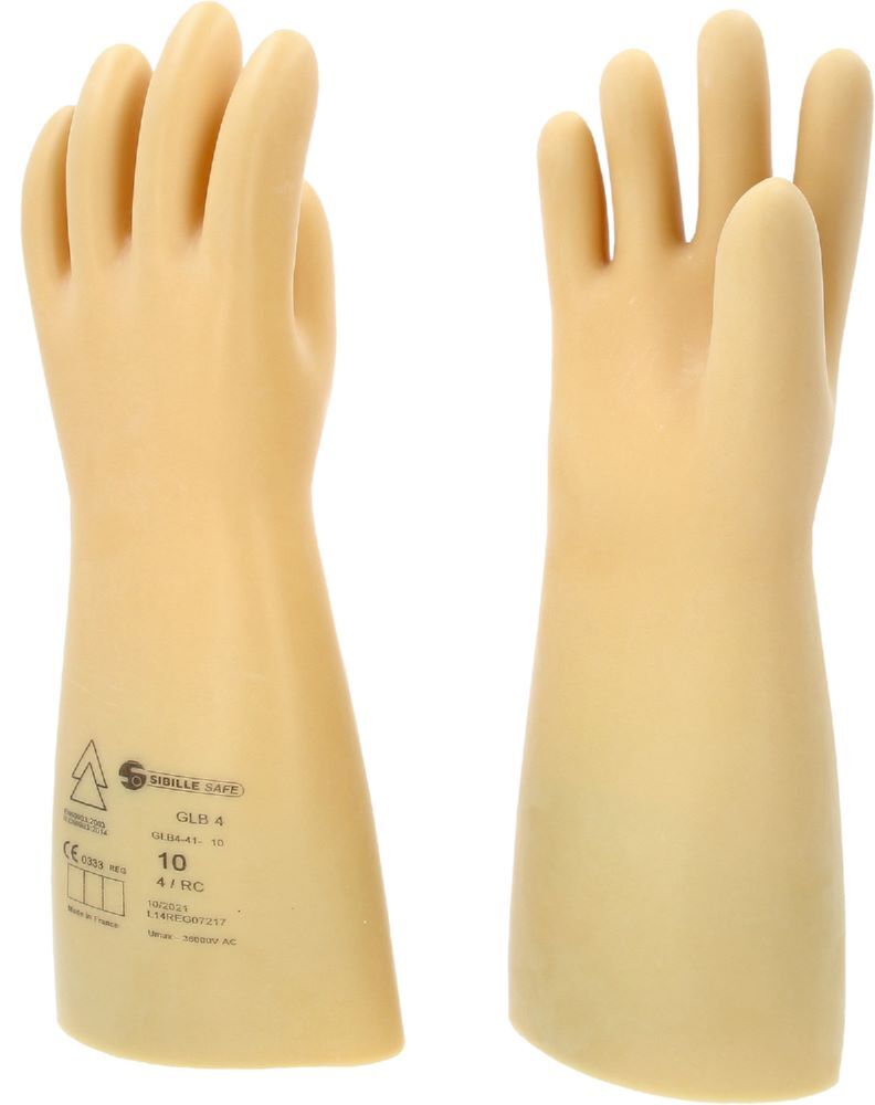 Produktbild KS Tools Elektriker Schutzhandschuh schutzisoliert Größe 10 Klasse 4 weiß