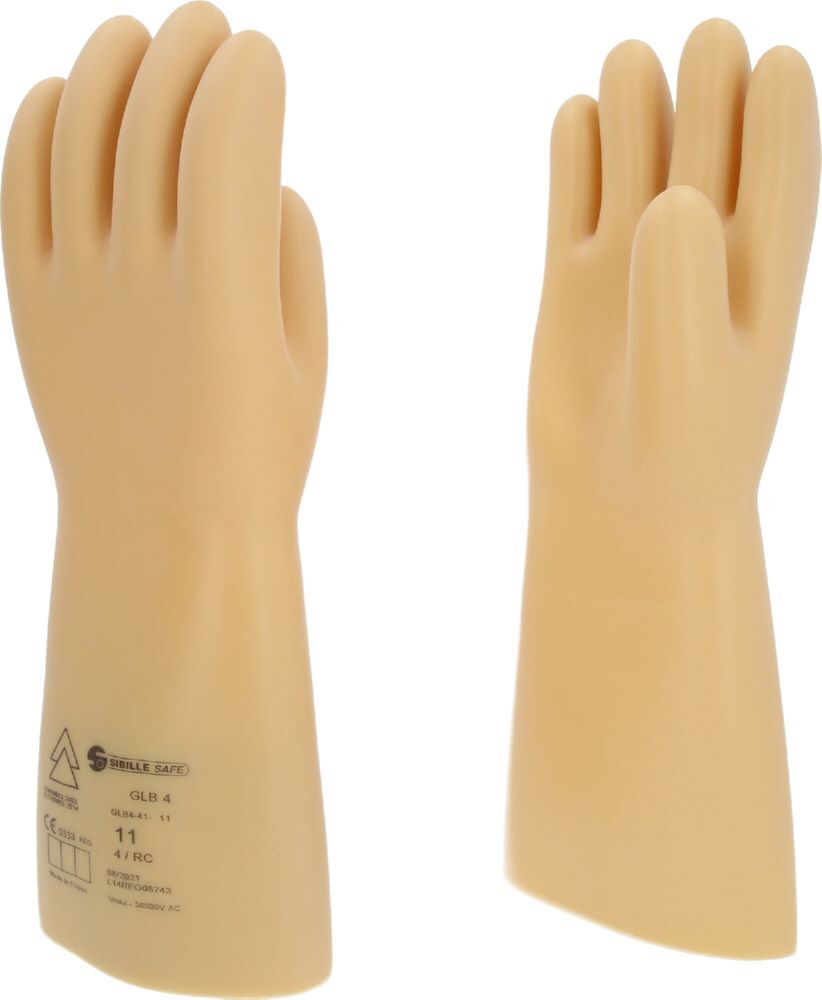 Produktbild Elektriker-Schutzhandschuh mit Schutzisolierung, Größe 11, Klasse 4, weiß bild 2